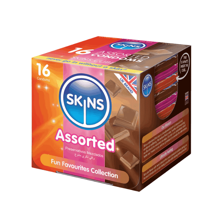 SKINS Assorted Condoms 16's Pack